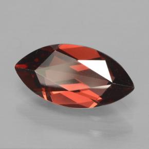 Granate piropo rojo natural de 2,11 ct, marquesa, VVS-VS