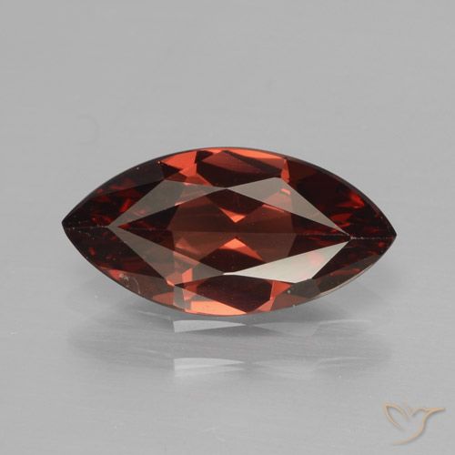 1.80ct Natural Rojo oscuro Granate piropo, Marquesa, VVS-VS