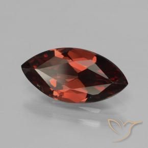 Granate piropo Rojo oscuro natural de 1.80 ct, Marquesa, VVS-VS