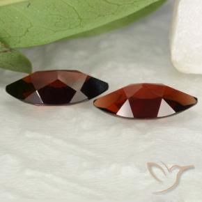 Gemas de Granate piropo Rojo oscuro natural de 3.68 ct, Marquesa, VVS-VS