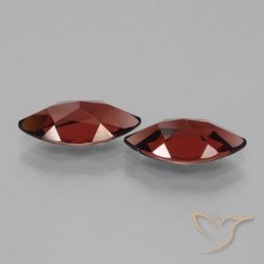 Gemas de Granate piropo Rojo merlot natural de 3.91 ct, Marquesa, VVS-VS
