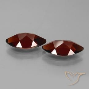 Gemas de Granate piropo Rojo sangre intenso natural de 4.33 ct, Marquesa, VVS-VS