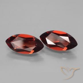 Gemas de Granate piropo Rojo oscuro natural de 4.00 ct, Marquesa, VVS-VS