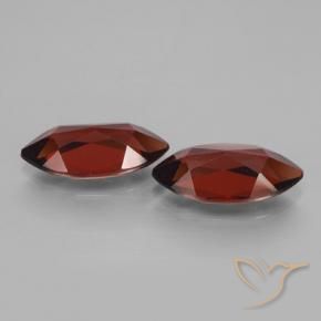 Gemas de Granate piropo Rojo oscuro natural de 4.00 ct, Marquesa, VVS-VS