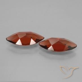 Gemas de Granate piropo Rojo oscuro natural de 3.52 ct, Marquesa, VVS-VS