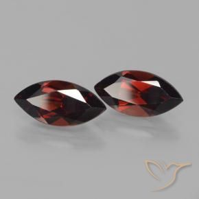 Gemas de Granate piropo Rojo sangre intenso natural de 4.55 ct, Marquesa, VVS-VS