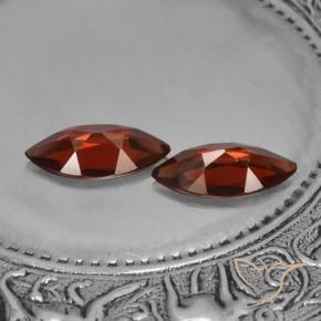 Gemas de Granate piropo Rojo oscuro natural de 3.05 ct, Marquesa, VVS-VS