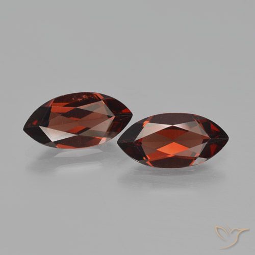 3.72ctw Natural Rojo sangría Granate piropo, Marquesa, VVS-VS