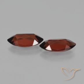 Gemas de Granate piropo Rojo sangría natural de 3.72 ct, Marquesa, VVS-VS