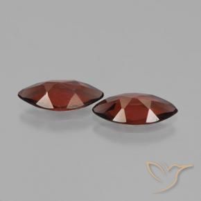 Gemas de Granate piropo Rojo oscuro natural de 3.26 ct, Marquesa, VS