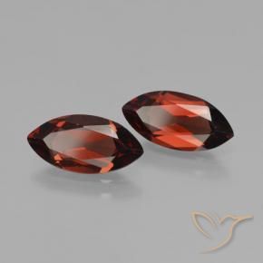 Gemas de Granate piropo Rojo oscuro natural de 3.80 ct, Marquesa, VVS-VS