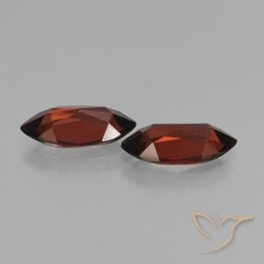 Gemas de Granate piropo Rojo oscuro natural de 3.80 ct, Marquesa, VVS-VS