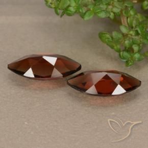 Gemas de Granate piropo Rojo oscuro natural de 2.25 ct, Marquesa, VVS-VS