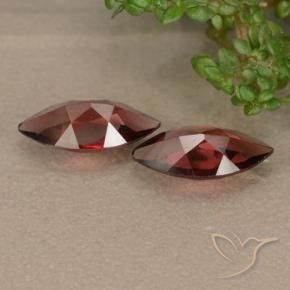 Gemas de Granate piropo Rojo oscuro natural de 2.09 ct, Marquesa, VVS-VS