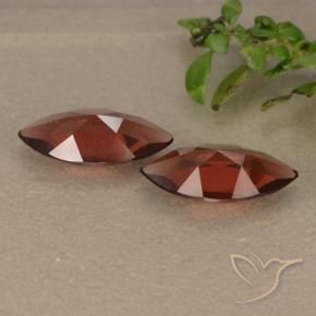 Gemas de Granate piropo Rojo merlot natural de 1.88 ct, Marquesa, VVS-VS
