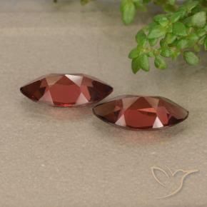 Gemas de Granate piropo Rojo escarlata intenso natural de 2.49 ct, Marquesa, VVS-VS