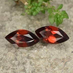 Gemas de Granate piropo Rojo merlot natural de 2.54 ct, Marquesa, VVS-VS