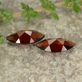 Gemas de Granate piropo Rojo merlot natural de 2.28 ct, Marquesa, VVS-VS