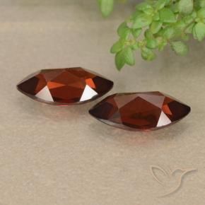 Gemas de Granate piropo Rojo oscuro natural de 2.49 ct, Marquesa, VS-SI