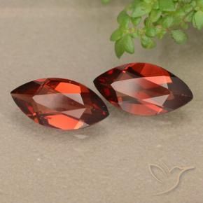 Gemas de Granate piropo Rojo sangría natural de 2.31 ct, Marquesa, VVS-VS