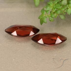 Gemas de Granate piropo Rojo sangría natural de 2.31 ct, Marquesa, VVS-VS