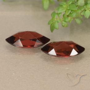 Gemas de Granate piropo Rojo merlot natural de 2.48 ct, Marquesa, VVS-VS
