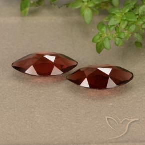 Gemas de Granate piropo Rojo oscuro natural de 2.14 ct, Marquesa, VVS-VS