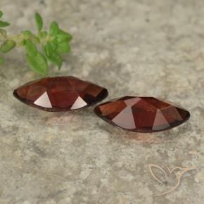 Gemas de Granate piropo Rojo oscuro natural de 2.37 ct, Marquesa, VVS-VS
