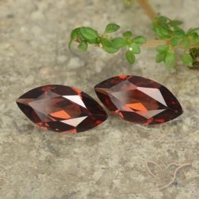Gemas de Granate piropo Rojo grosella natural de 2.04 ct, Marquesa, VVS-VS