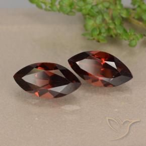 Gemas de Granate piropo Rojo merlot natural de 2.71 ct, Marquesa, VVS-VS