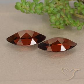 Gemas de Granate piropo Rojo merlot natural de 2.71 ct, Marquesa, VVS-VS