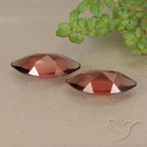 Gemas de Granate piropo Rojo oscuro natural de 2.02 ct, Marquesa, VVS