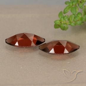 Gemas de Granate piropo Rojo oscuro natural de 2.66 ct, Marquesa, VVS-VS