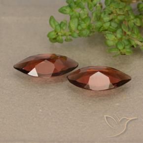 Gemas de Granate piropo Rojo sangría natural de 1.77 ct, Marquesa, VS-SI