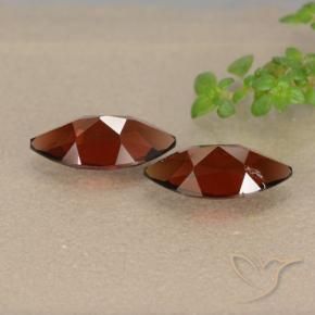 Gemas de Granate piropo Rojo merlot natural de 2.55 ct, Marquesa, VVS-VS