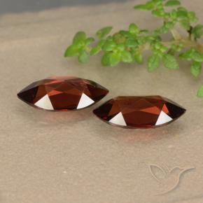 Gemas de Granate piropo Rojo merlot natural de 2.35 ct, Marquesa, VVS-VS