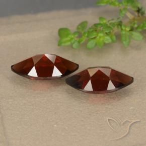 Gemas de Granate piropo Rojo oscuro natural de 2.97 ct, Marquesa, VVS