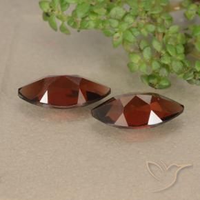 Gemas de Granate piropo Rojo sangría natural de 2.67 ct, Marquesa, VVS-VS