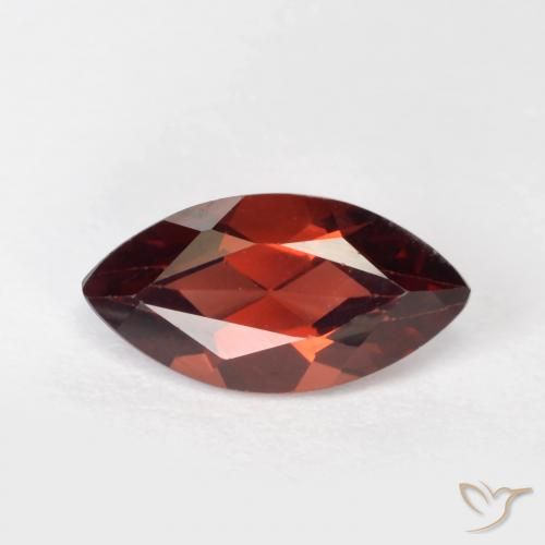 1.36ct Natural Rojo oscuro Granate piropo, Marquesa, VVS-VS