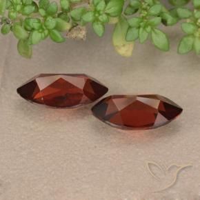 Gemas de Granate piropo Rojo oscuro natural de 2.80 ct, Marquesa, VVS-VS