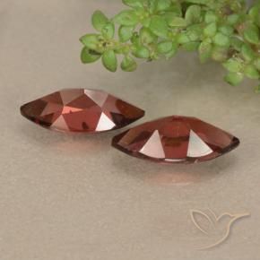 Gemas de Granate piropo Rojo baya intenso natural de 2.46 ct, Marquesa, VVS-VS