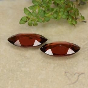 Gemas de Granate piropo Rojo sangría natural de 2.05 ct, Marquesa, VVS-VS