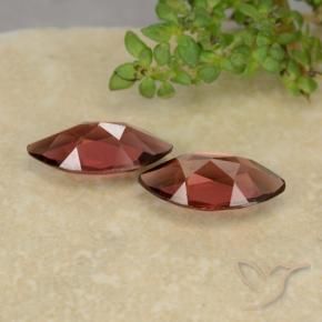 Gemas de Granate piropo Rojo baya intenso natural de 2.39 ct, Marquesa, VVS-VS