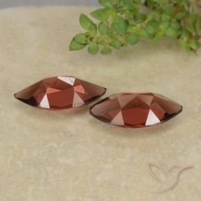 Gemas de Granate piropo Rojo claro natural de 2.38 ct, Marquesa, VVS-VS