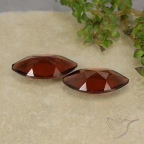 Gemas de Granate piropo Rojo oscuro natural de 2.37 ct, Marquesa, VS