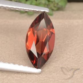 Granate piropo Rojo sangría natural de 1.10 ct, Marquesa, VVS-VS