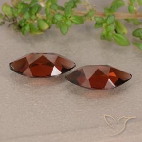 Gemas de Granate piropo Rojo grosella natural de 2.57 ct, Marquesa, VVS-VS