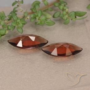 Gemas de Granate piropo Rojo merlot natural de 1.79 ct, Marquesa, VVS-VS