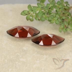 Gemas de Granate piropo Rojo oscuro natural de 2.56 ct, Marquesa, VVS-VS