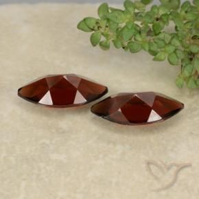 Gemas de Granate piropo Rojo fuego natural de 2.39 ct, Marquesa, VVS-VS